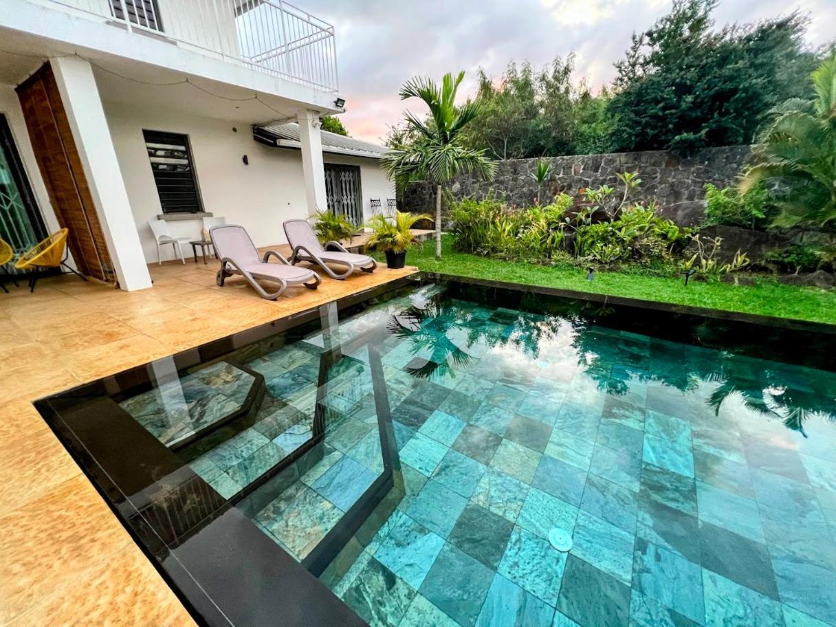 קאפ מאלורו Lakaz Kannell - Vanilla Lodge, Secluded Outside Bath & Shower Infinity Pool מראה חיצוני תמונה